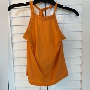 Orange Sleeveless Women's Top